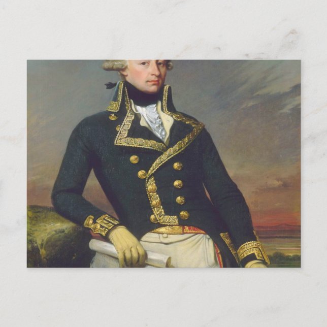 Marquis De Lafayette Portrait Postcard (Front)