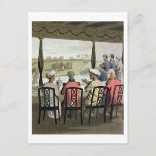 Marquis Wellesley and his Suite, at the Nabob of O Postcard