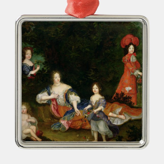 Marquise de Montespan Metal Tree Decoration (Front)