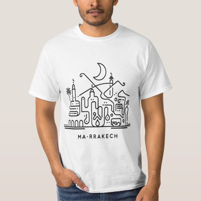 Marrakech:A Minimalist Architectural Masterpiece 1 T-Shirt (Front)
