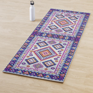 Marrakech Dream - Vibrant Moroccan Geometric Art Yoga Mat