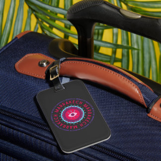 Marrakech Eyes Luggage Tag
