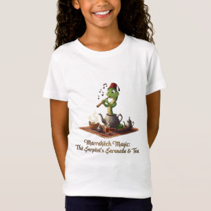 Marrakech Magic: Cute Snake Flute Player Moroccan T-Shirt