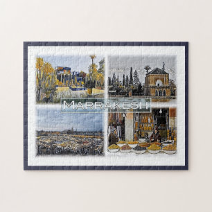 Marrakech - Marocco - Mosaic - Jigsaw Puzzle