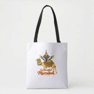 Marrakech Morocco Design Vibrant Travel Art Tote Bag