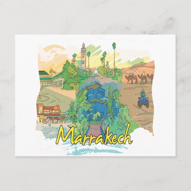 Marrakech Postcard (Front)