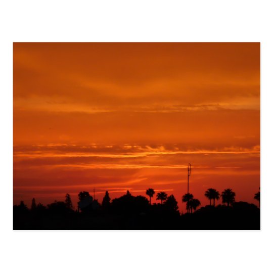 Marrakech Sunset Postcard
