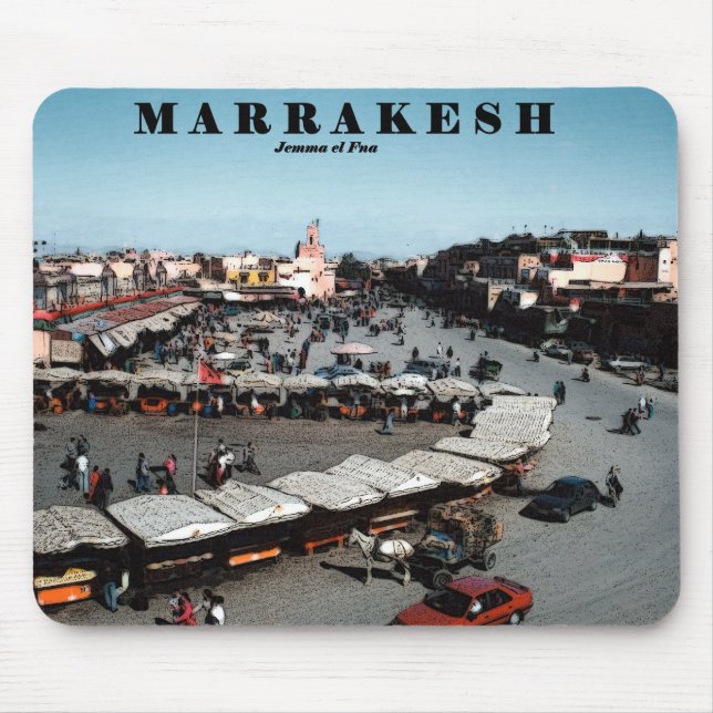 Marrakesh Market, mousepad (Front)