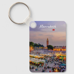 Marrakesh, Morocco - Jemaa el Fnaa Square Classic Key Ring