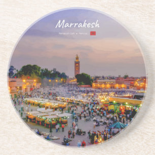 Marrakesh, Morocco - Jemaa el Fnaa Square Coaster