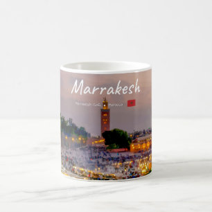 Marrakesh, Morocco - Jemaa el Fnaa Square Coffee Mug