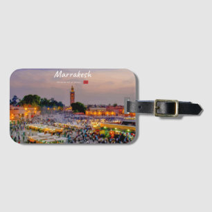 Marrakesh, Morocco - Jemaa el Fnaa Square Luggage Tag