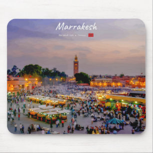 Marrakesh, Morocco - Jemaa el Fnaa Square Mouse Mat