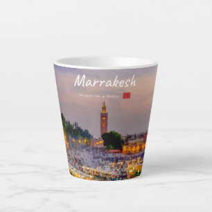 Marrakesh, Morocco - Jemaa el Fnaa Square Small Latte Mug