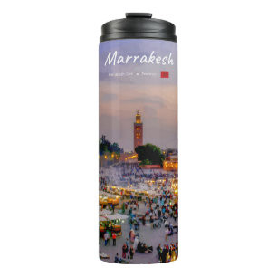 Marrakesh, Morocco - Jemaa el Fnaa Square Thermal Tumbler