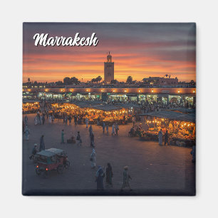 Marrakesh Morocco Travel Magnet