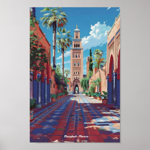 Marrakesh Morocco Travel  Poster