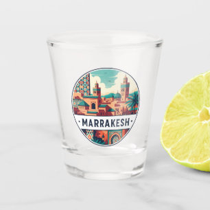 Marrakesh Morocco Travel Shot Glass