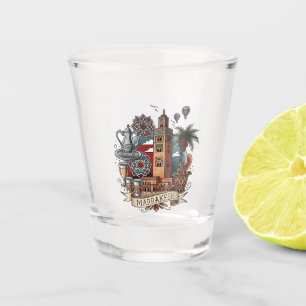 Marrakesh Morocco Travel Shot Glass