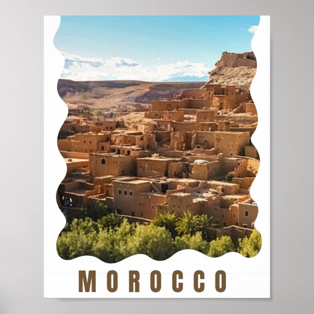 Marrakesh, Morocco Trip Surprise Gift Ticket - You Poster (Front)