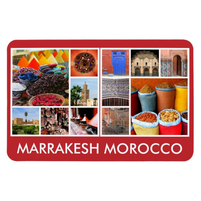 marrakesh scenes magnet (Horizontal)