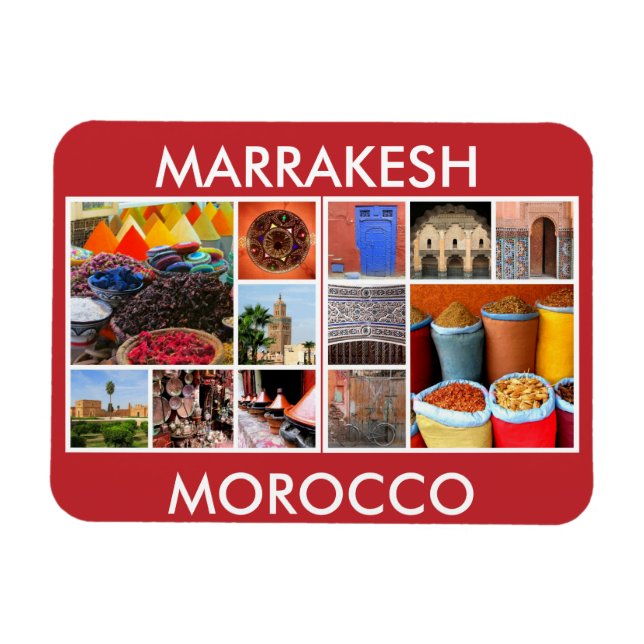marrakesh scenes magnet (Horizontal)