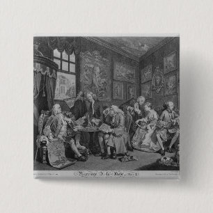 Marriage a la Mode 15 Cm Square Badge