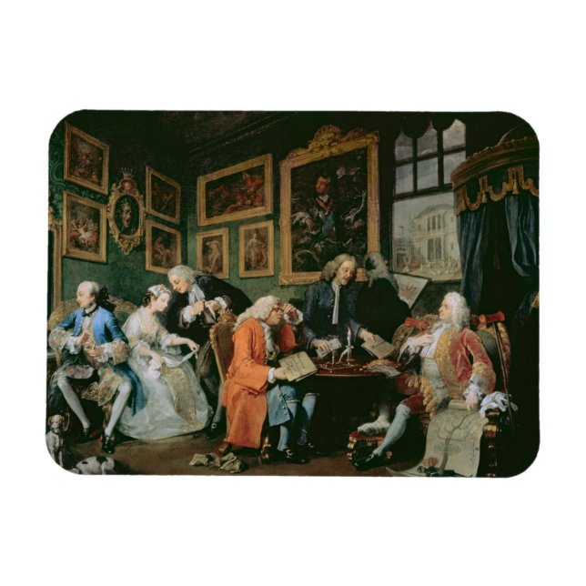 Marriage a la Mode: I - The Marriage Settlement, c Magnet (Horizontal)