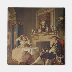 Marriage a la Mode:II- The Tete a Tete, c.1743 Magnet