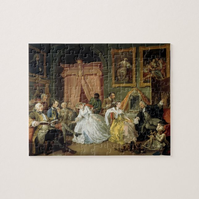 Marriage a la Mode: IV, The Toilette, c.1743 (oil Jigsaw Puzzle (Horizontal)