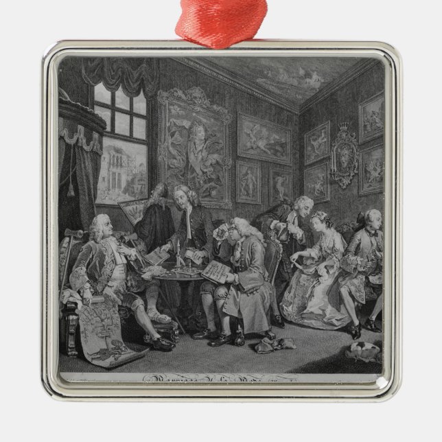 Marriage a la Mode Metal Tree Decoration (Front)