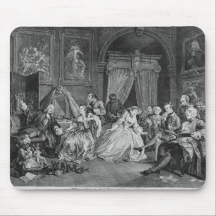 Marriage a la Mode, Plate IV, The Toilette, 1745 Mouse Mat