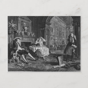 Marriage a la Mode Postcard