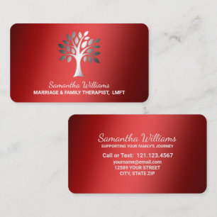 Marriage And Family Therapist MFT Business Card