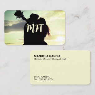 💐 Marriage and Family Therapy Business Card