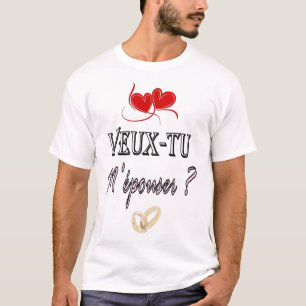 Marriage application - Do you want to marry me? T-Shirt