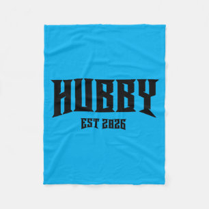 Marriage Bachelor Party Nge Rock Husband Est 2026 Fleece Blanket