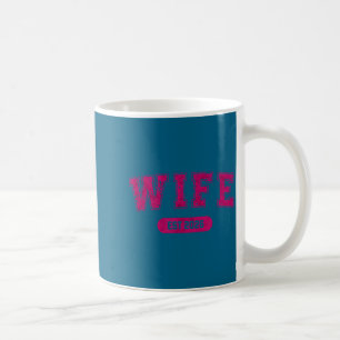 Marriage bachelor party wife and hubby est 2026 coffee mug