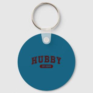 Marriage bachelor party wife and hubby est 2026 key ring