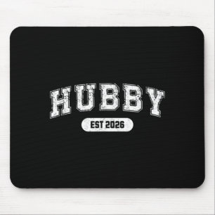 Marriage Bachelor Party Wife And Hubby Est 2026 Mouse Mat