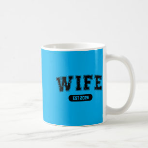 Marriage Bachelor Party Wife And Husband Est 2026 Coffee Mug