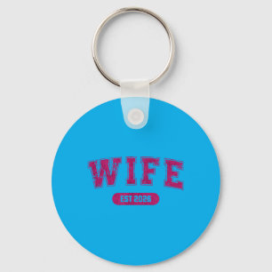 Marriage Bachelor Party Wife And Husband Est 2026 Key Ring