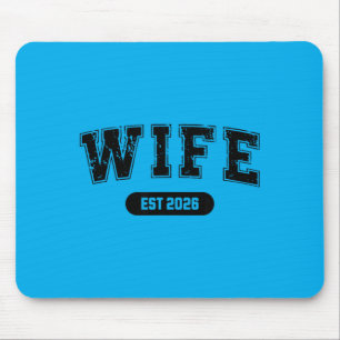 Marriage Bachelor Party Wife And Husband Est 2026 Mouse Mat