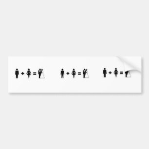marriage bumper sticker