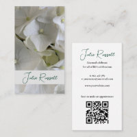 Marriage Celebrant Simple White Floral