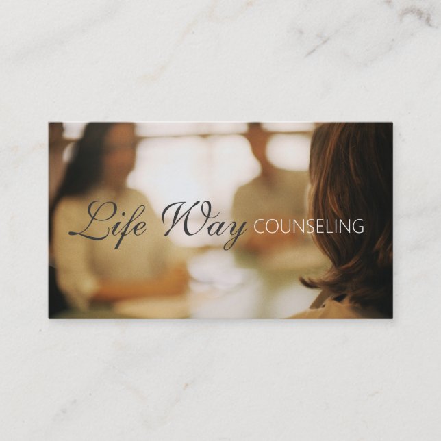 Marriage Counseling Couple Therapist Coach Busines Business Card (Front)