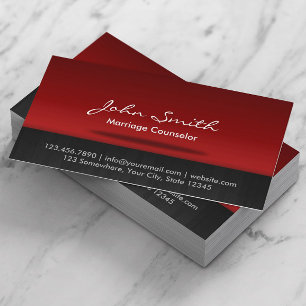 Marriage Counseling Professional Consultant Business Card
