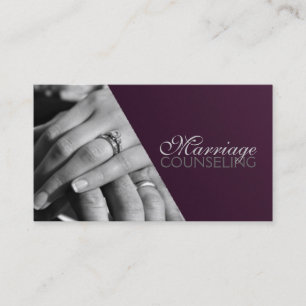 Marriage Counseling, Therapist, Therapy Coach Business Card