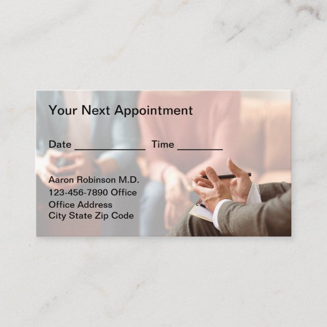Marriage Counsellor Appointment Business Cards New (Front)