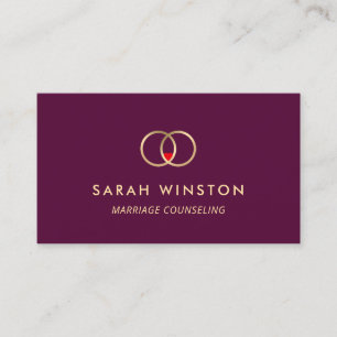 Marriage Counsellor Business Card